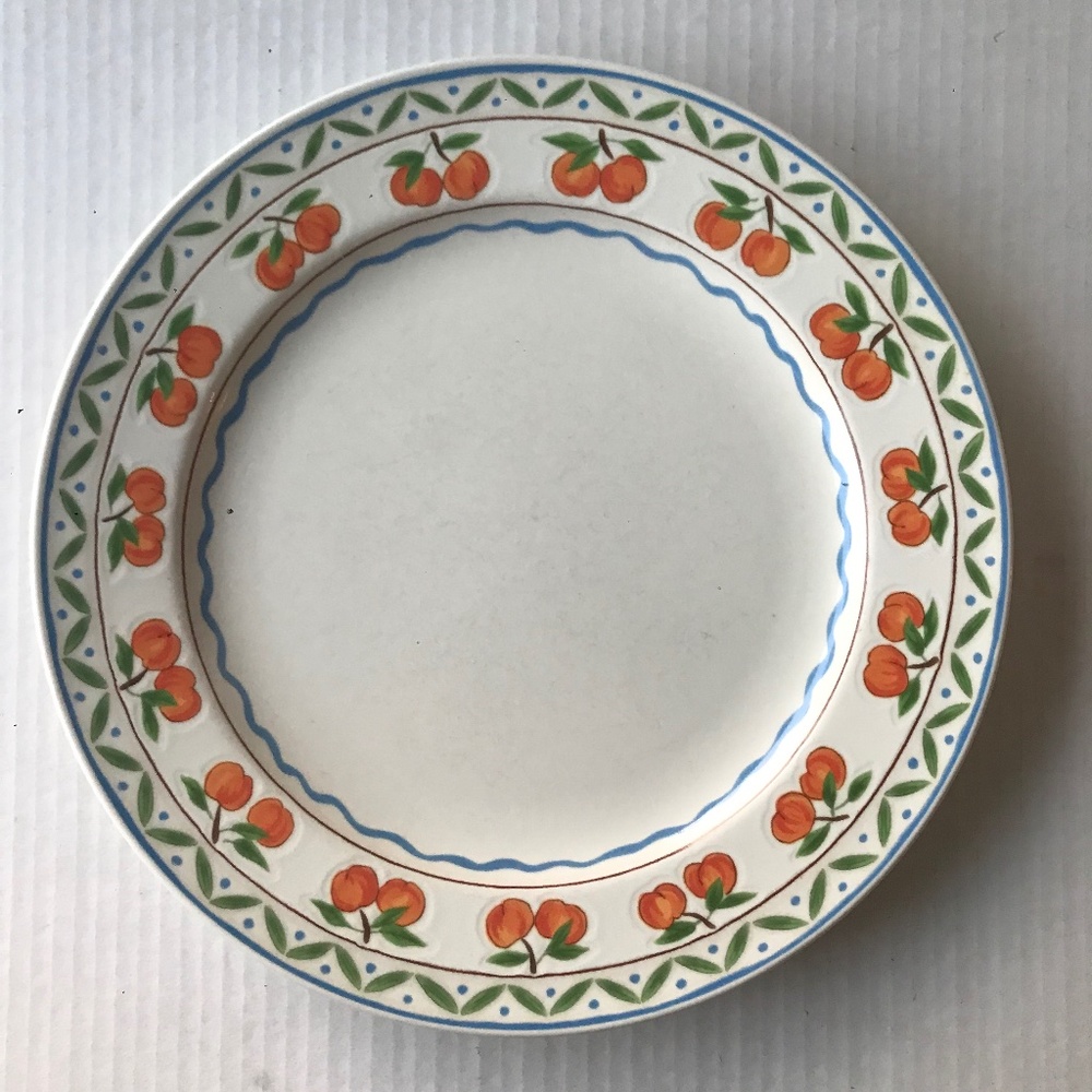 Set Of 2 Vintage Mikasa “ Apple Cider” Dinner Plates 11”